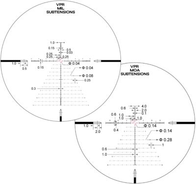 EP-5 5-25X56 FFP Illuminated VPR - Zero Stop - 34mm Tube
